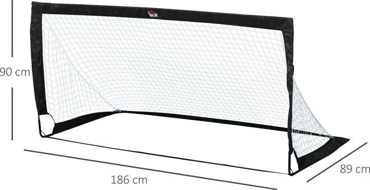 Actual product image Homcom Football Goal Set of 2