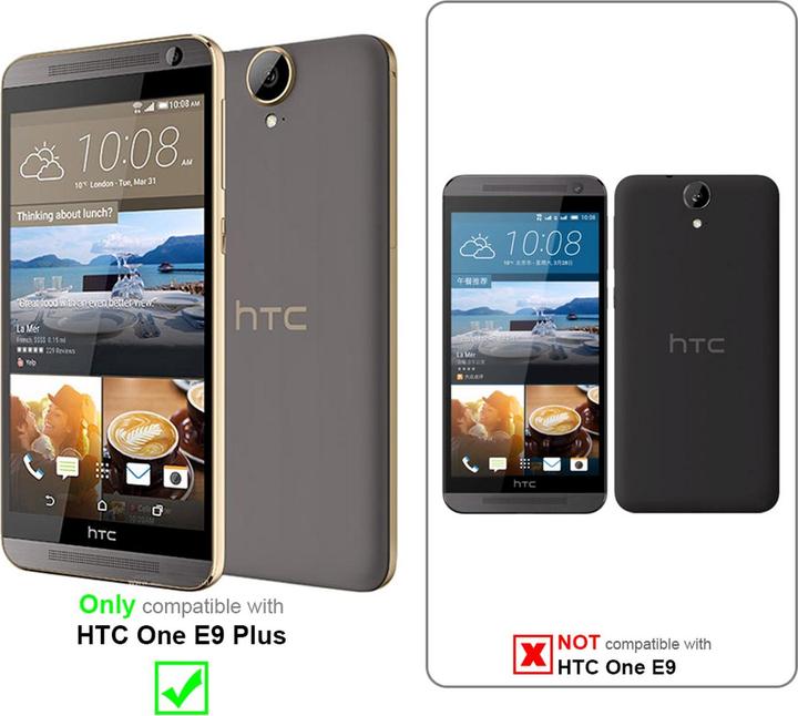 Actual product image Cadorabo Book with stand function cover (HTC One E9 Plus)