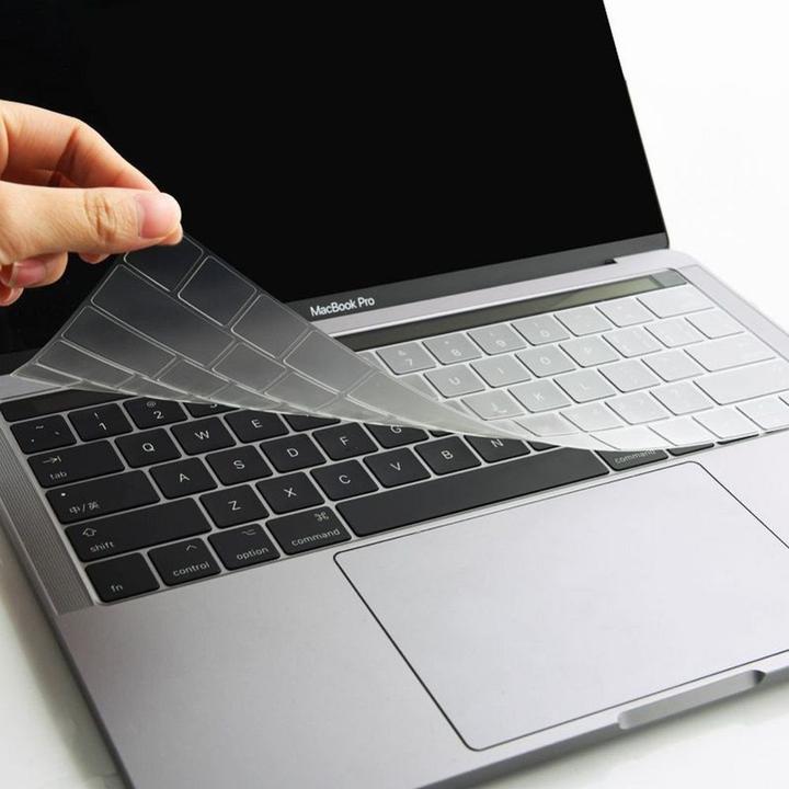 Actual product image Wiwu MacBook Pro 13 inch/16 inch Touch Keyboard Protector TPU Transparent