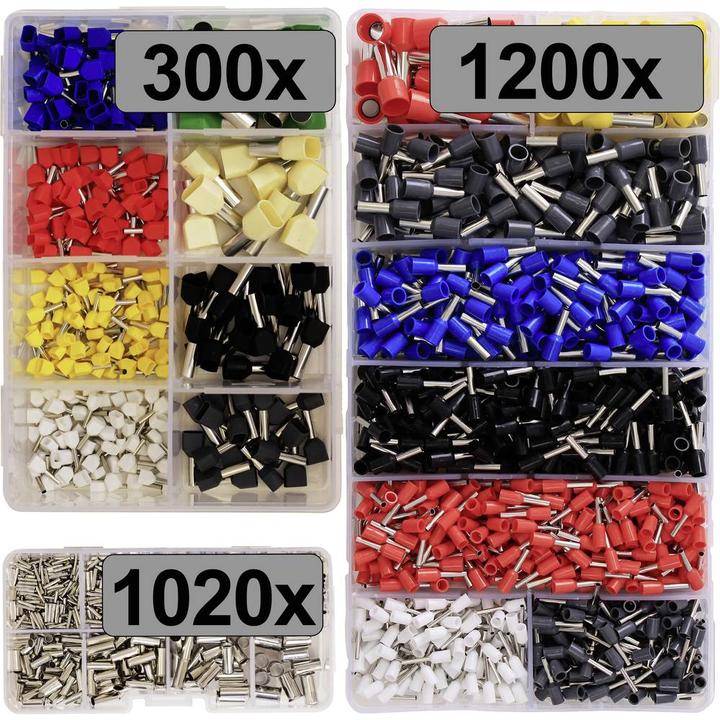 Actual product image Tru Components TC-13377612 Aderendhülsen-Sortiment 2520 St.