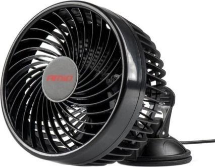 Amio Car Fan with Suction Cup 6" 12V