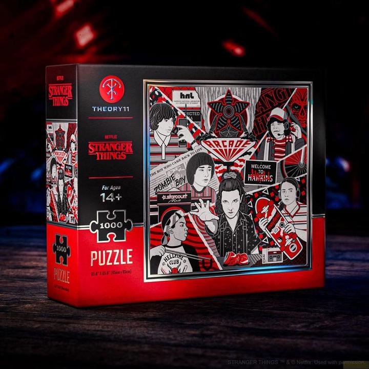 Theory11 Stranger Things Multi-Dimensionales Puzzle (1000 Teile) (1000 Teile)