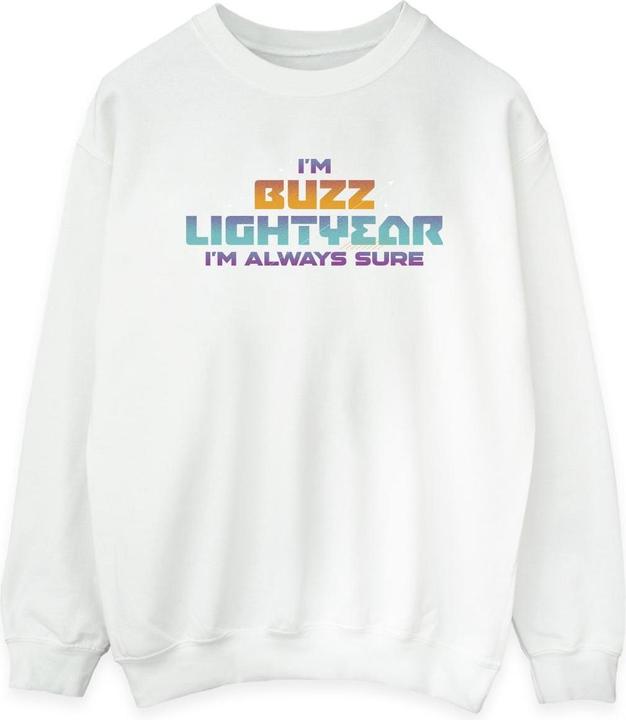 Disney Lightyear Always Sure Text Sweatshirt (XL)