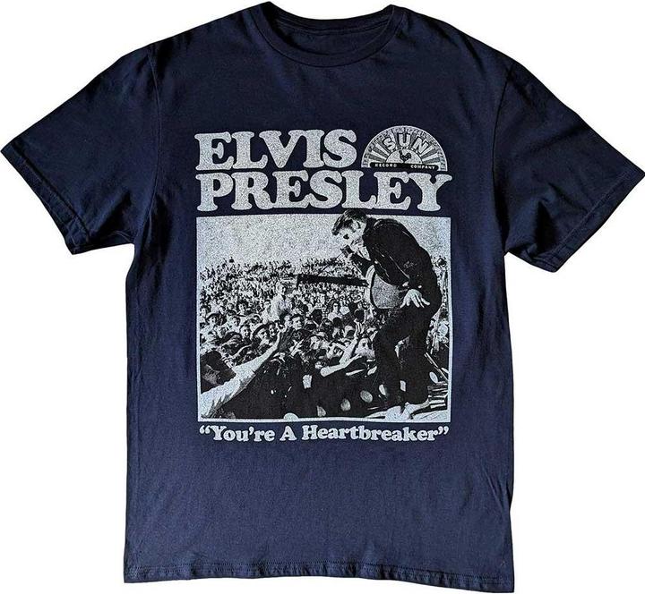 Image du produit Elvis - T-shirt YOU'RE A HEARTBREAKER - Adulte (S)