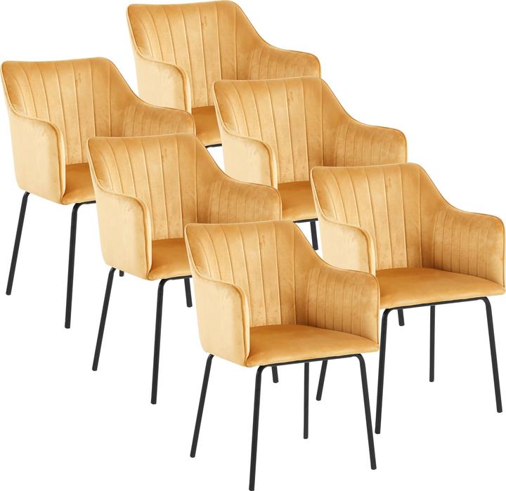 Produktbild VCM 6er Esszimmerstühle Küche Valia