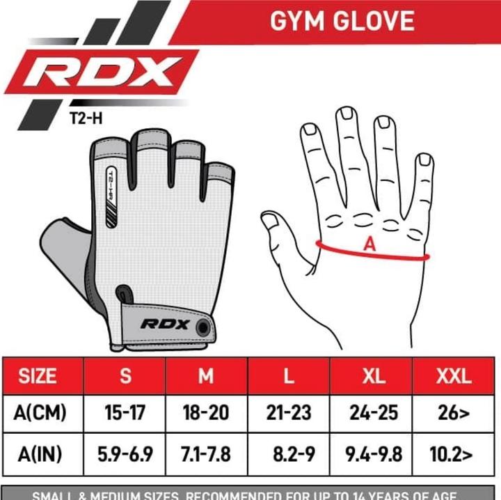 Actual product image Rdx Gym Training Gloves T2 Half Army Green-L (L)