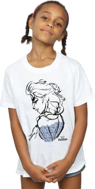 Immagine prodotto Disney Frozen Maglietta Elsa Schizzo Ragazze (140, 146)