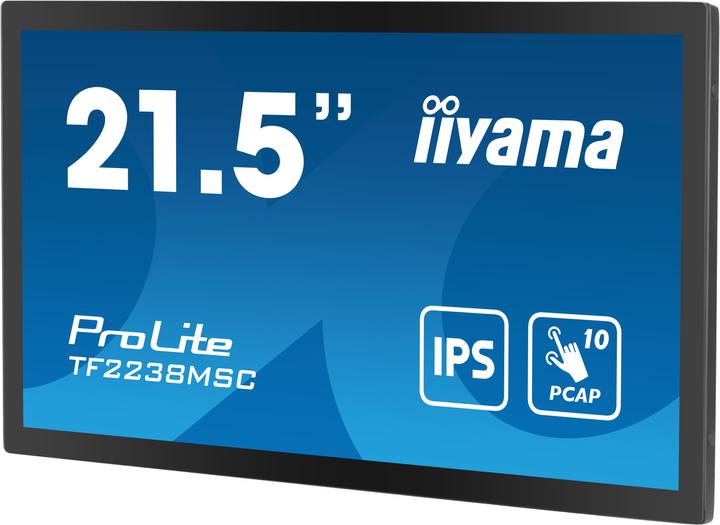 Actual product image iiyama Dis Public 22 TF2238MSC-B1 TOUCH (1920 x 1080 pixels, 22")