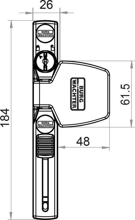 Image du produit Burg Wächter Sécurité pour fenêtres WinSafe WS 33