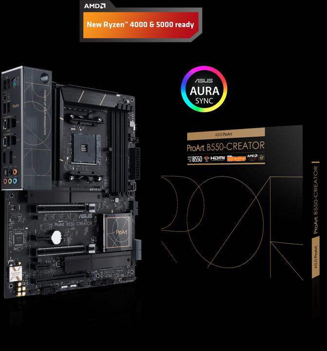 ASUS PROART B550-CREATOR (AM4, AMD B550, ATX)