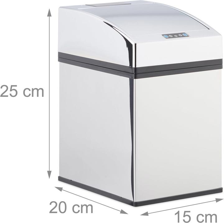 Produktbild Relaxdays Mülleimer Sensor (5 l)