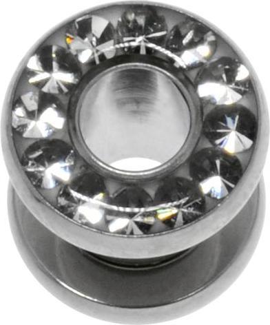 Image du produit Bijouteria Plug (Acier inoxydable, Cristallin, Résine époxy)