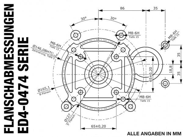 Produktbild Rotek - Dieselmotor 1-Zylinder 4-Takt 418ccm ED4-0474-5HE-FG2A, luftgekühlt