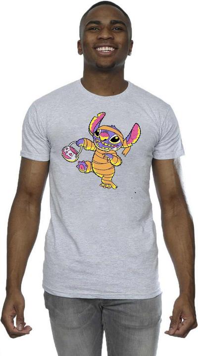 Actual product image Lilo & Stitch Mens Trick Or Treat T-Shirt (S)