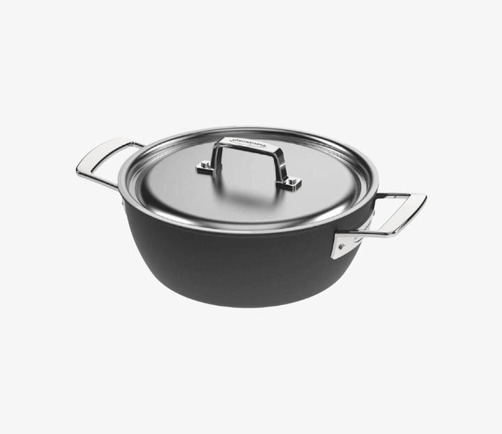 Immagine prodotto Demeyere Nero 5 Conische sudderpot met deksel 24 cm - 3,3 l (24 cm, Pirofila + casseruola, Acciaio inossidabile)