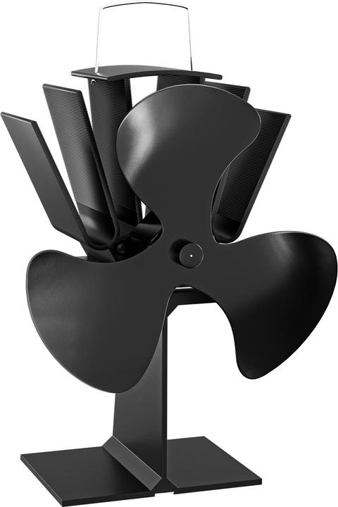 Actual product image Wiltec Heat Powered Oven Fan 350°C 3 Blades for Fireplace or Wood Burning Stove for Better Heat Circulation