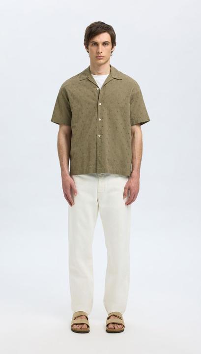 Produktbild Selected Homme Broderie Anglaise Kurzarmhemd (XL)