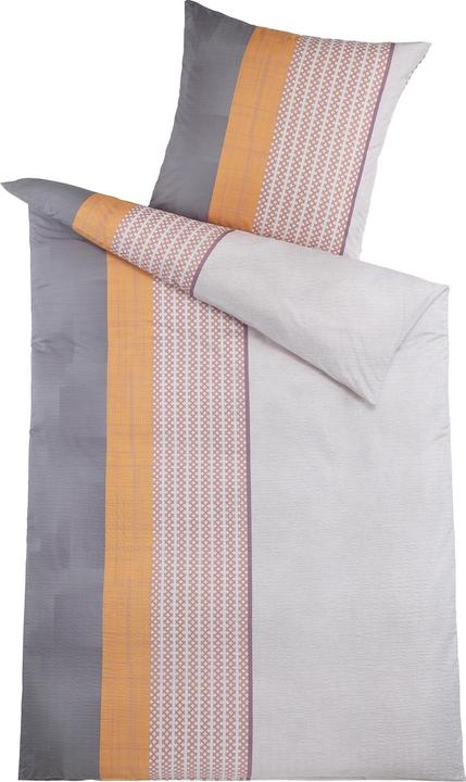 Image du produit HTI-Living Seesucker Parure de lit 2 pièces 80x80 135 x 200 rayures (Set de linge de lit, 135 x 200 cm)