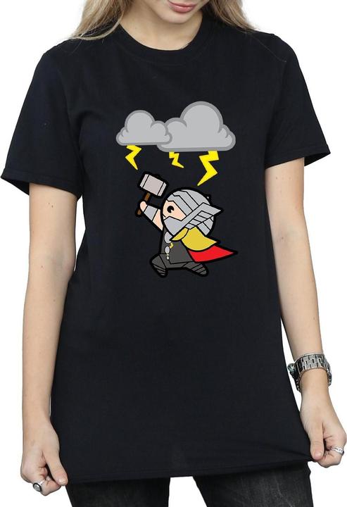 Immagine prodotto Kawaii Thor God Of Thunder Maglietta Ampia Donna (XL)
