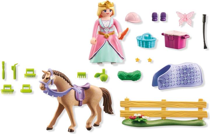 Actual product image Playmobil Princess with horse (71801, Playmobil Princess Magic)