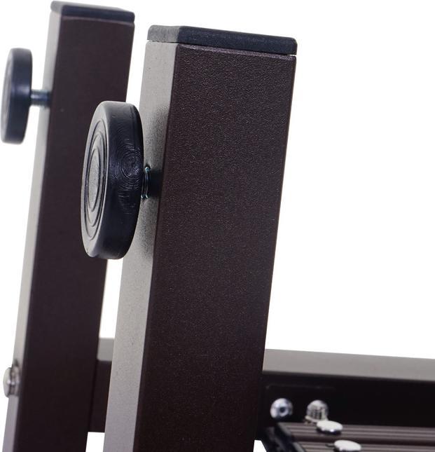 Produktbild Swisshandel24 Absperrgitter, Zaun Schutzgitter Scherengitter Trenngitter, Alu ausziehbar braun - Höhe 103cm, Breit (31 cm)