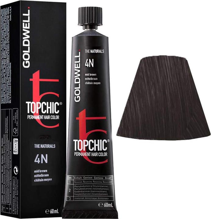Actual product image Goldwell Topchic (4N medium brown)