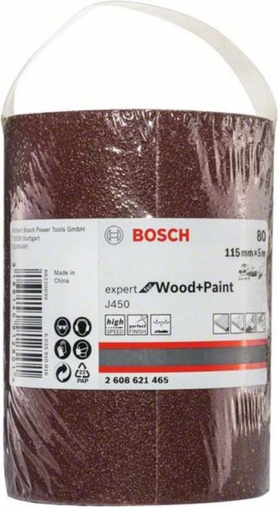 Image du produit Bosch Professional Zubehör Papier abrasif Ponceuse à main 11m (80)