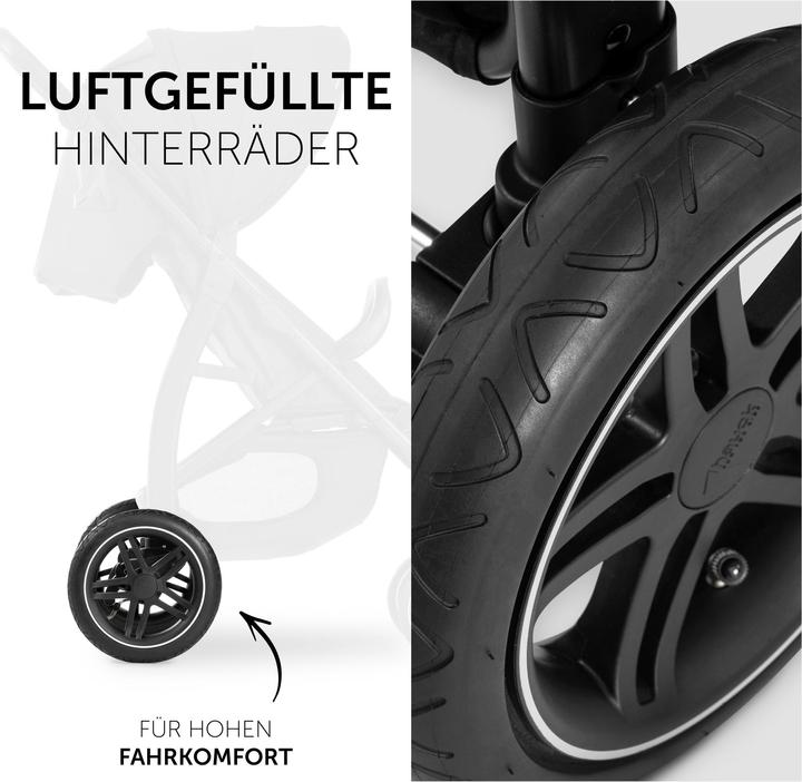 Actual product image Hauck Rapid 4D Air Black