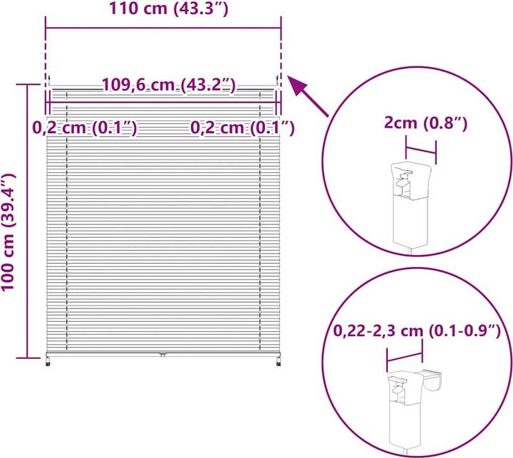 Produktbild VidaXL Eward (110 x 100 cm)