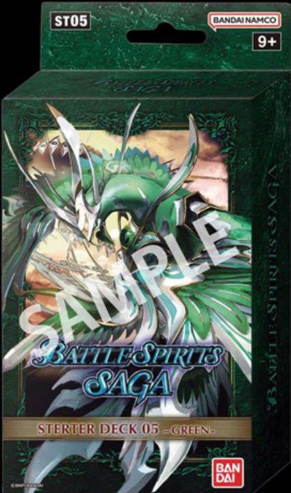 Immagine prodotto Bandai Battle Spirits Saga Starter Deck Green SD05 (Multipli di 2) (Inglese, Ponte)