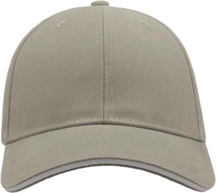 Image du produit Atlantis Casquette de baseball Liberty avec 6 panneaux en coton brossé (2 pièces) (Taille unique)