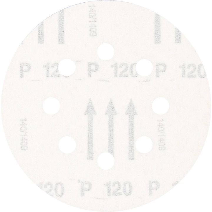 Produktbild Pferd Exzenterschleifpapier Klettscheibe 125 mm Korund A 120 Lochung 8 (120)