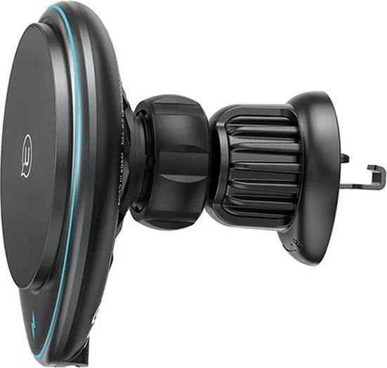 Image du produit Usams Uchwyt indukcyjny US-CD222 15W do kratki went. czarny/black CD222ZJ01 (15 W)