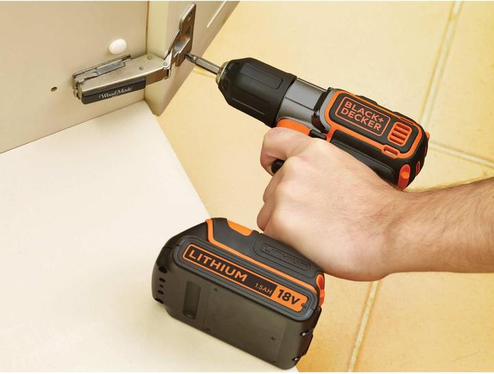 Produktbild Black & Decker 18V AkkuBohrschrauber Autosense (Akkubetrieb)