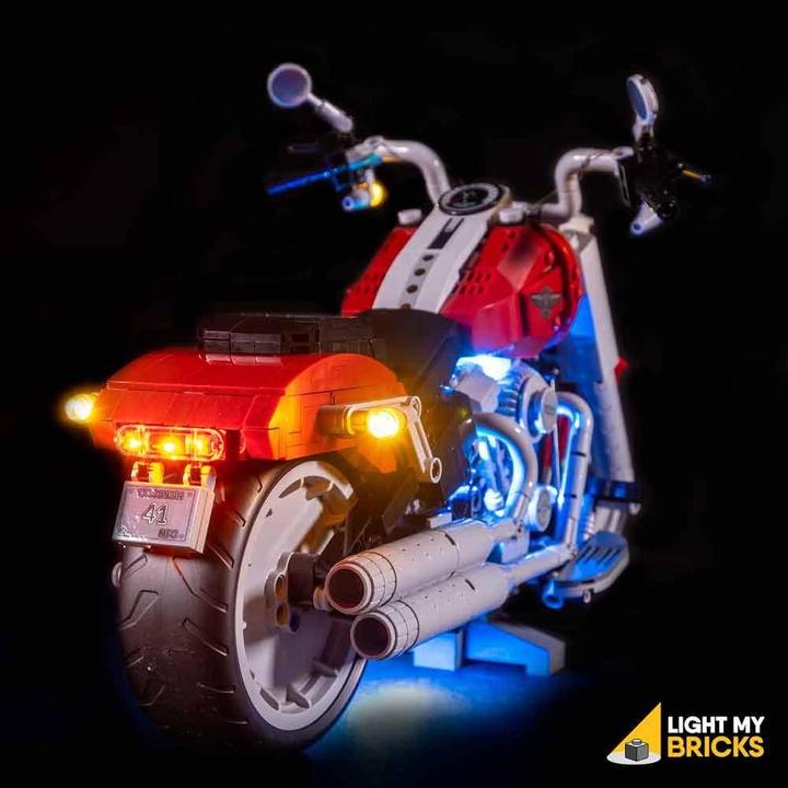Produktbild Light my bricks LED Licht Set für LEGO Harley-Davidson Fat Boy