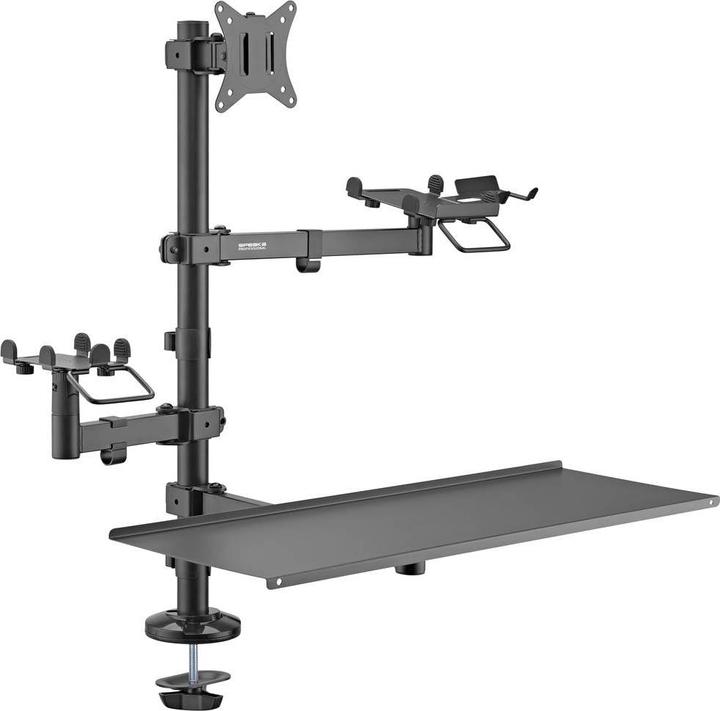Actual product image SpeaKa Professional Keyboard VESA holder Suitable for series (holder): Universal (32.01")