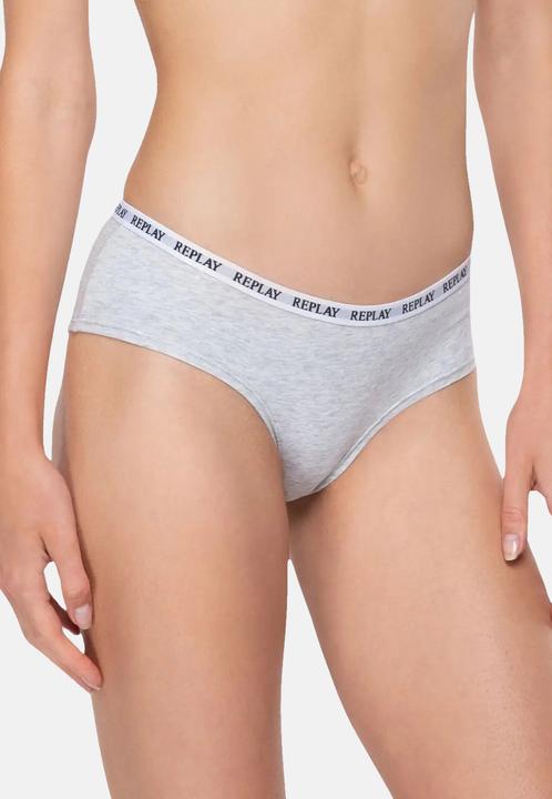 Produktbild Replay Unterhose Damen-Slip mit Logo-Bund 2er Pack (S, 2er Pack)