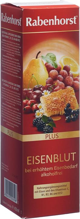 Vitaminplus Rabenhorst Eisenblut plus 450 ml (1 Stück, Flüssigkeit, 820 g)