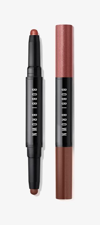Actual product image Bobbi Brown BB Eye Shadow - Long-Wear Cream Shadow Stick Duos Rusted Pink/ Cinnamon (Rusted Pink, Cinnamon)