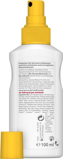 Produktbild Lavera Sensitiv Sonnenspray, LSF 30, 100ml (Sonnenspray, SPF 30, 100 ml)