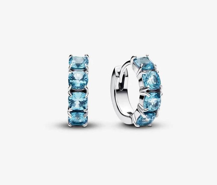 Immagine prodotto Pandora Orecchini a cerchio azzurri (Argento 925)