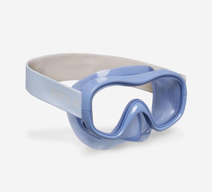Subea Diving mask children 100 comfort light blue