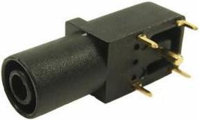 Actual product image Rs Pro 4 mm Bananenbuchse Braun, Kontakt vergoldet, 1000V / 24A, Lötanschluss (Test prod)