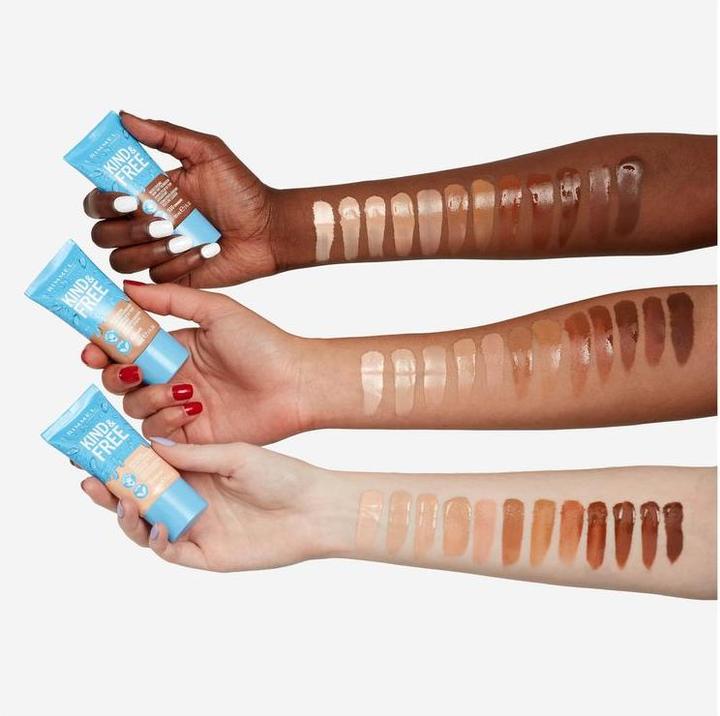 Immagine prodotto Rimmel London Fondotinta Kind & Free Idratante a Tinta Dermica (210 Beige classico)