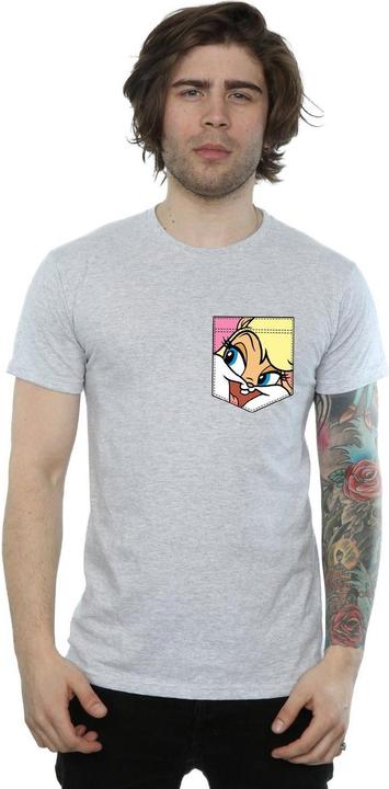 Produktbild Looney Tunes Lola Bunny Face Faux Pocket TShirt (L)