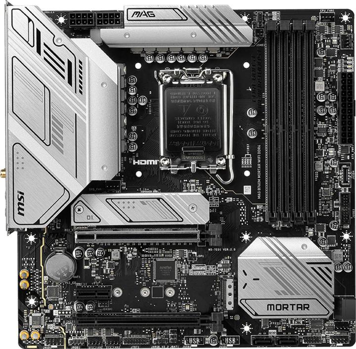 Produktbild MSI MAG B760M MORTAR WIFI (LGA 1700, Intel B760, mATX)
