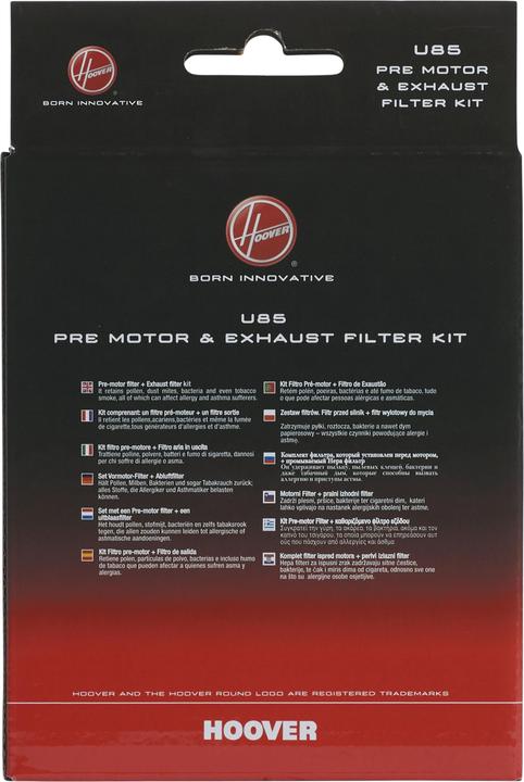 Produktbild Candy Hoover U85 Filter Komplet
