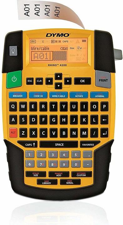 Produktbild Dymo Rhino 4200 Etikettendrucker Wärmeübertragung Kabellos QWERTY (180 dpi)