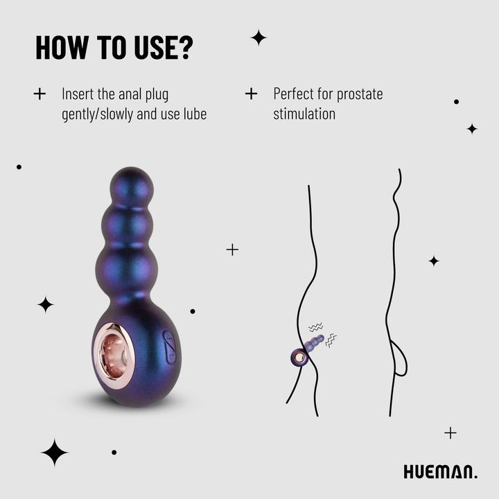 Immagine prodotto Hueman Plug anale vibrante Outer Space