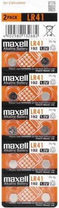 Produktbild Maxell LR41 (10 Stk., LR41, 28 mAh)